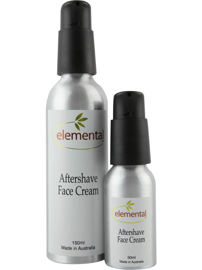 Aftershave Face Cream for men with organic ingredients